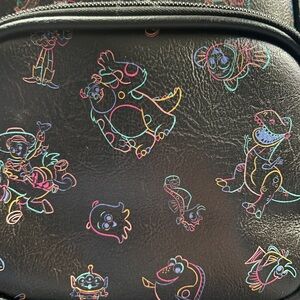 Pixar Mixed Character neon Backpack